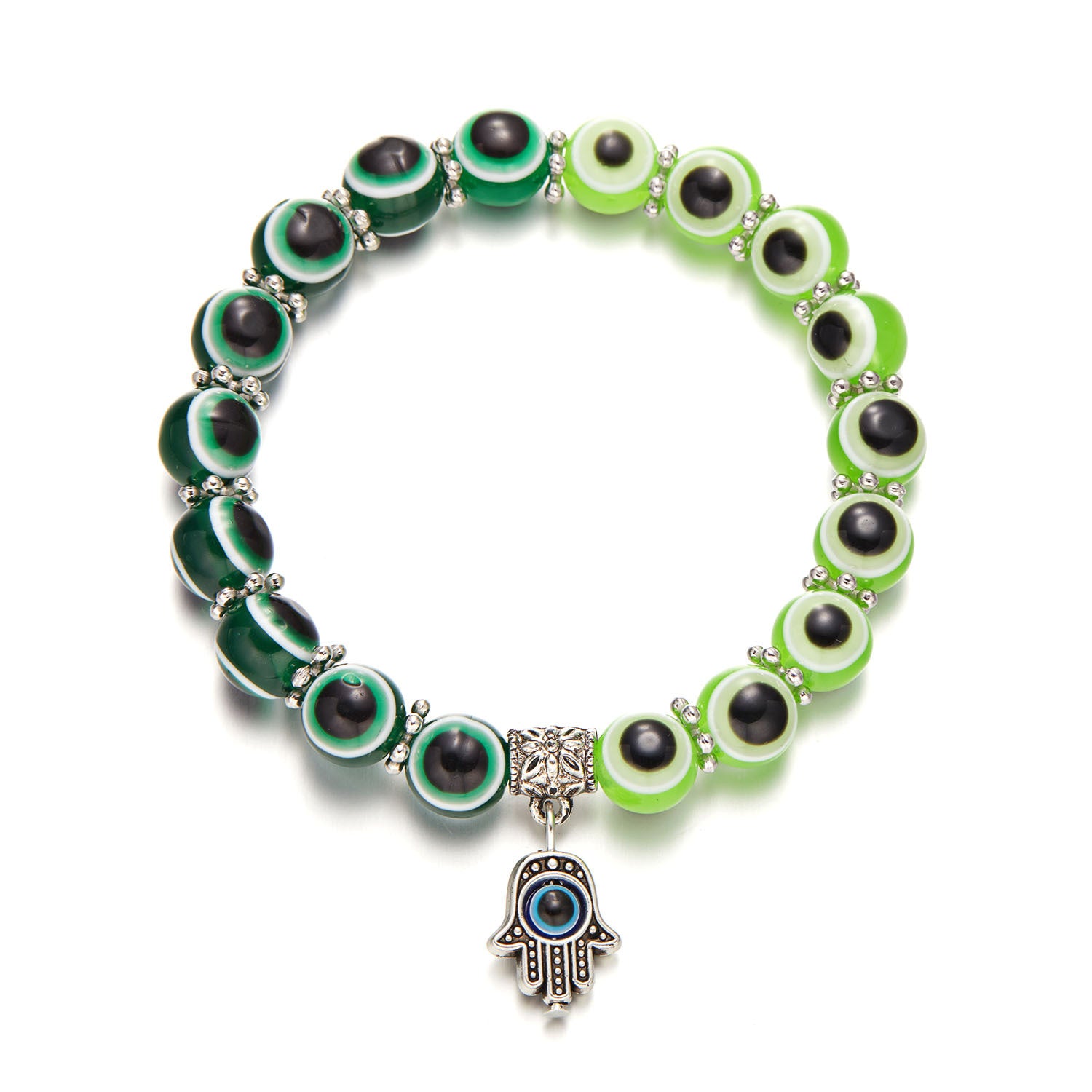 Wholesale Devil Eye Colorful Beaded Bracelet